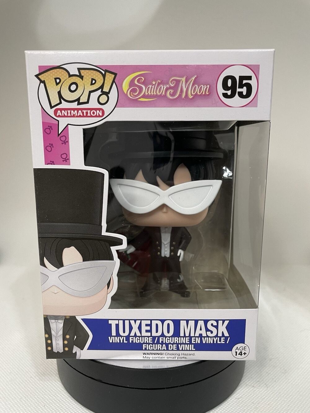 Funko Pop! Vinyl: Sailor Moon - Tuxedo Mask #95 With Pop Protector